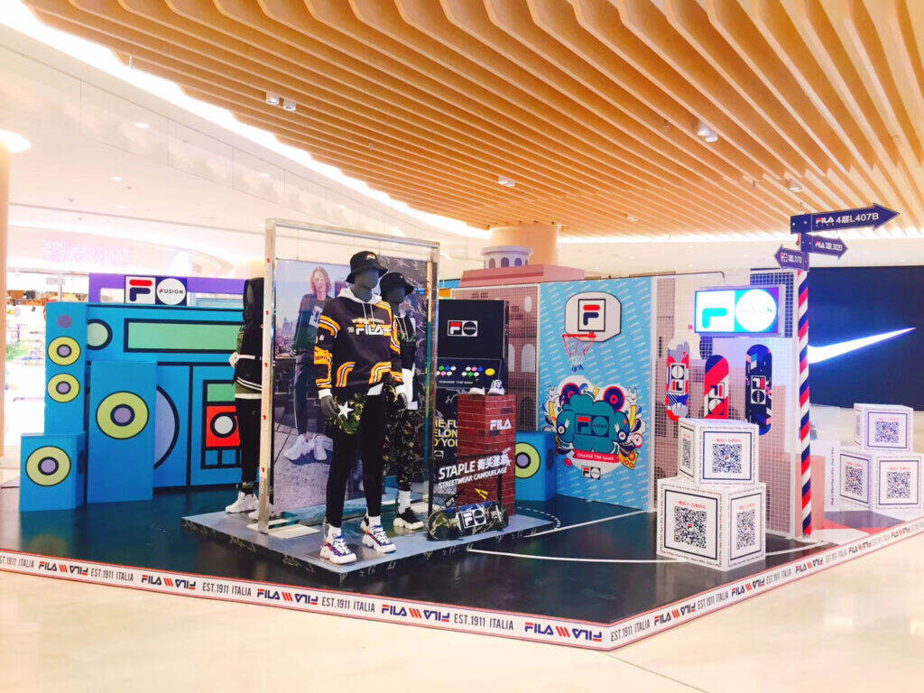 FILA斐乐品牌文化展陈装置设计